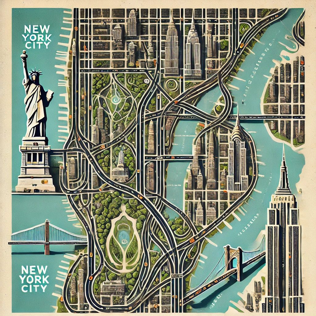 Map of New York City